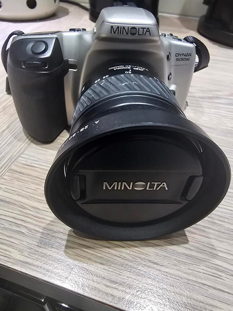 Minolta Dynax 500si, Audio, Tv en Foto, Fotocamera's Analoog, Ophalen of Verzenden, Spiegelreflex, Minolta