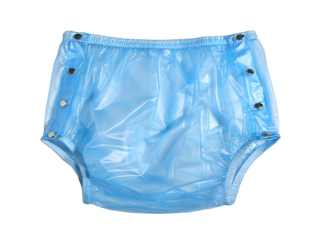 Blauw incontinentie broekje drukknoop volwassenen luier, Diversen, Verpleegmiddelen, Verzenden, Nieuw