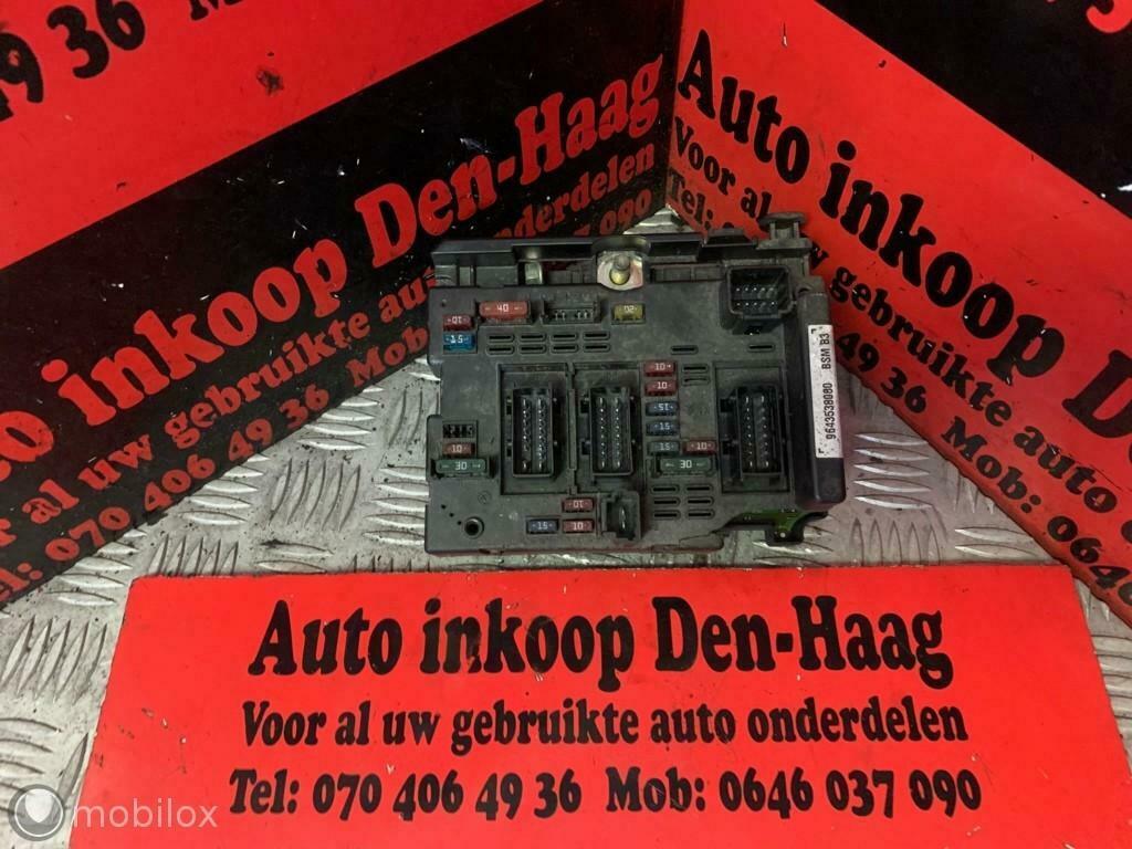 Peugeot 307 / Xsara Picasso ('01-07) Zekeringkast 9643538080, Ophalen of Verzenden, Gebruikt, Peugeot