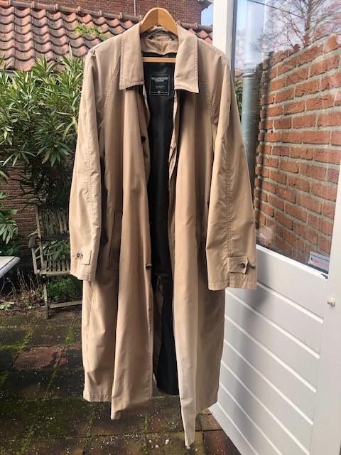 Regenjas met warme ( uitritsbare) voering te koop!, Kleding | Heren, Jassen | Winter, Maat 52/54 (L), Wellington, Beige, Ophalen of Verzenden