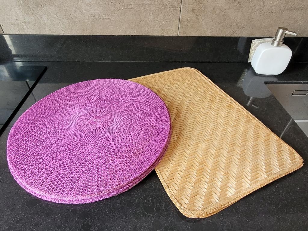 Placemats - 2 sets (12 stuks), Ophalen, Gebruikt, Placemat