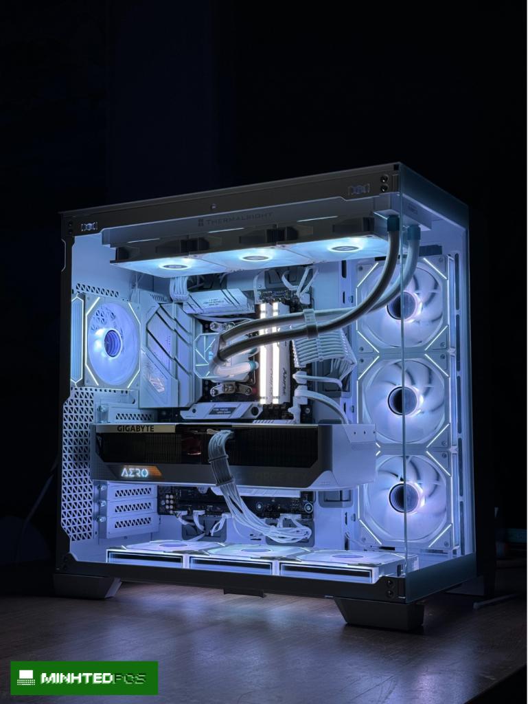 White Gaming PC - Ryzen 9 / RTX 4090 / 32GB / 1TB, Nvidia, 32 GB, Nieuw, Ophalen of Verzenden