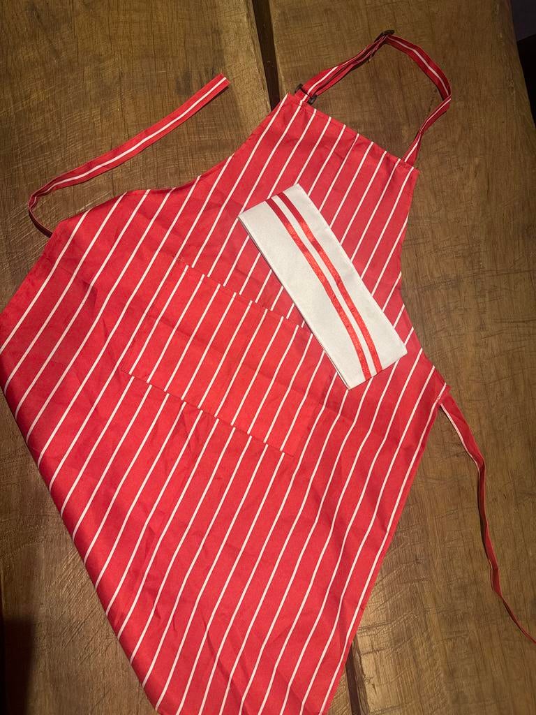 Carnaval Bakkers/Koks Short en Muts - Kinderen, Carnaval, Ophalen of Verzenden, Zo goed als nieuw, Kleding