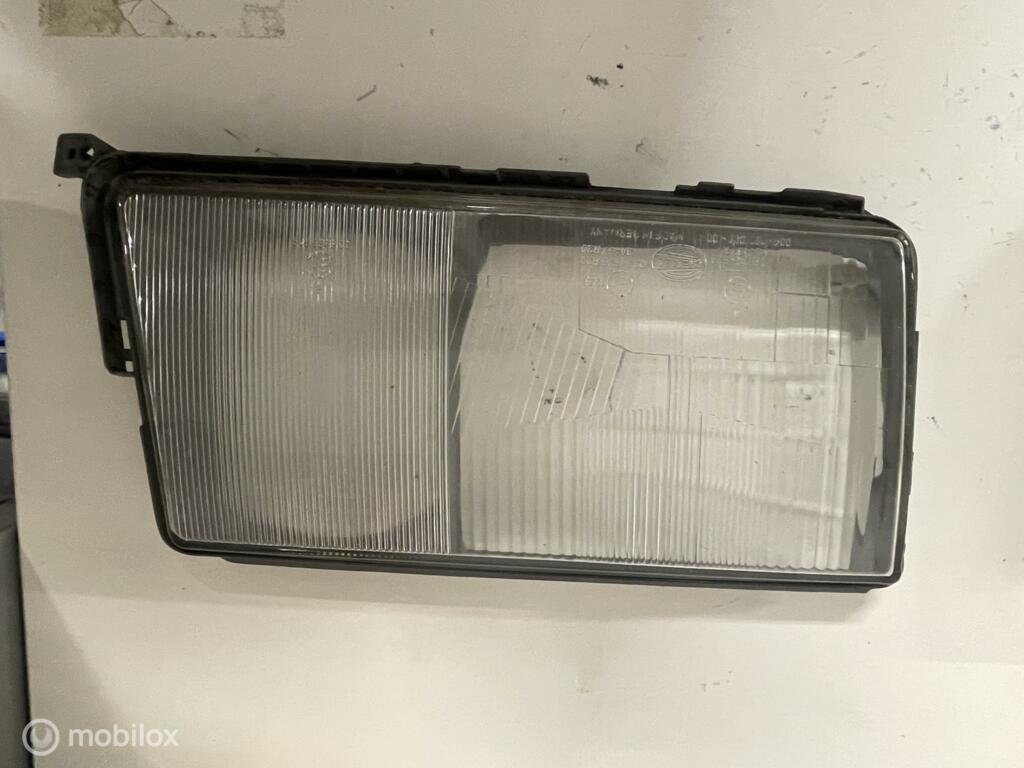 Koplamp glazen glas rechts mercedes benz 190 w201, Gebruikt, Ophalen of Verzenden