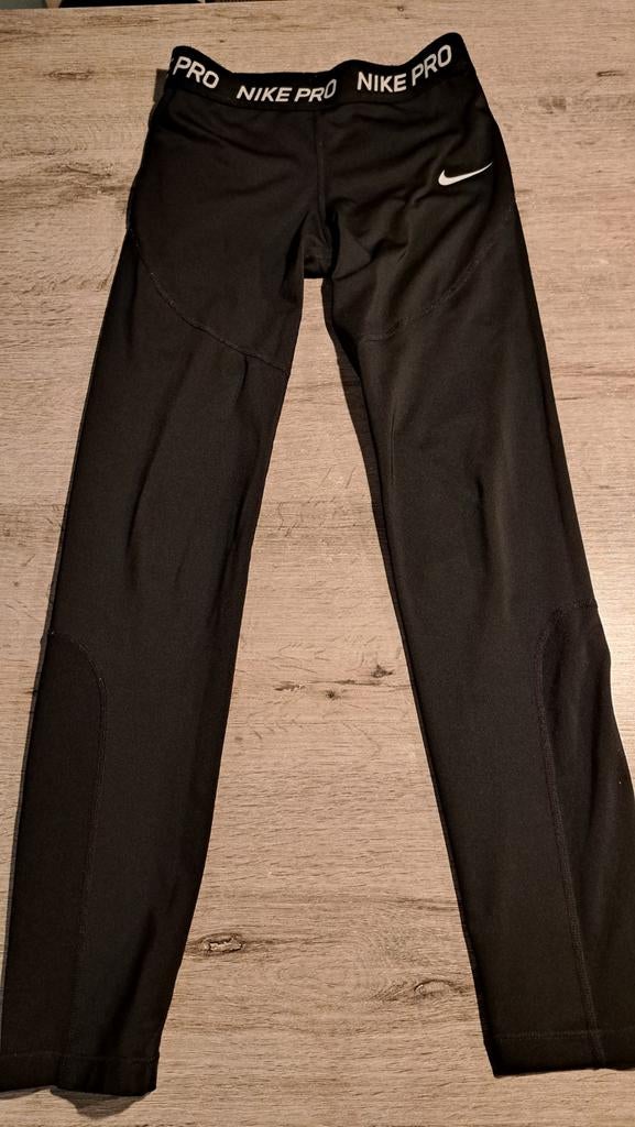 Nike Pro Legging Kindermaat L, Zwart, Maat 42/44 (L), Nike, Ophalen of Verzenden