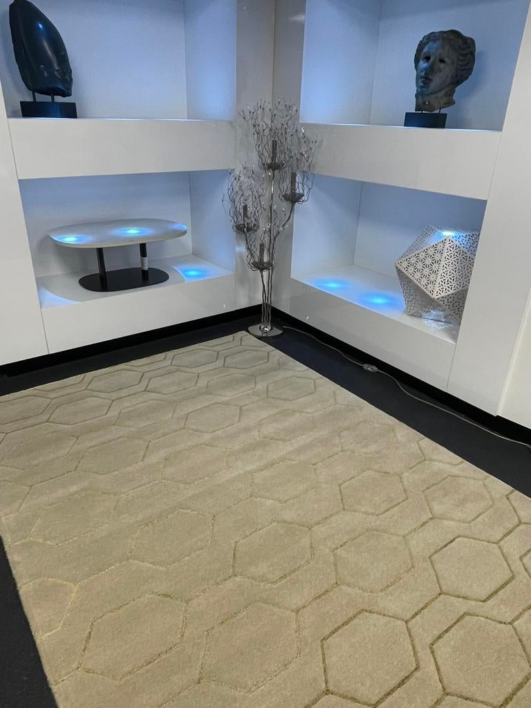 Brink en Campman Wedgwood Arris Grey tapijt 170 x 240, Ophalen, 150 tot 200 cm, Grijs, Rechthoekig