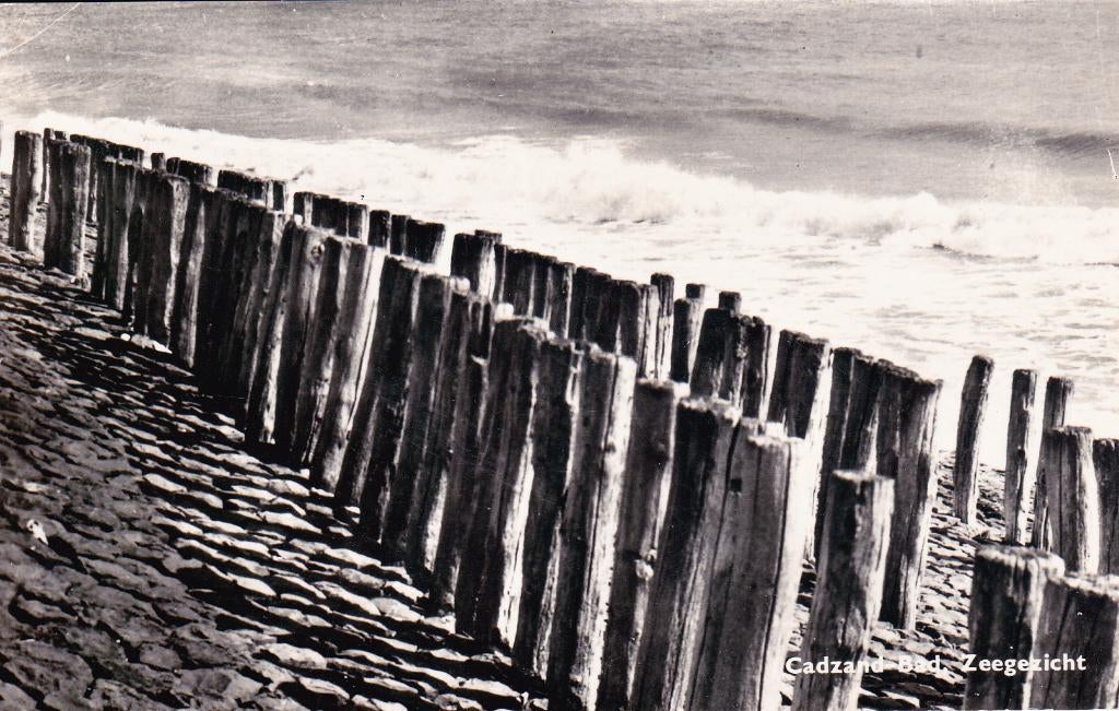 06181 Cadzand bad - Zeegezicht - 1975, Verzenden, 1960 tot 1980, Ongelopen, Zeeland