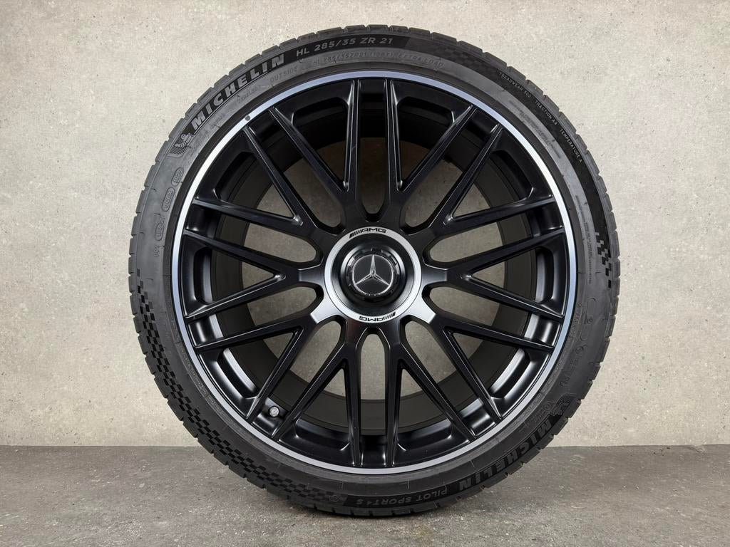Mercedes-Benz S klasse S63 AMG W223 21 INCH Velgen, Gebruikt, 255 mm, Banden en Velgen, Germany