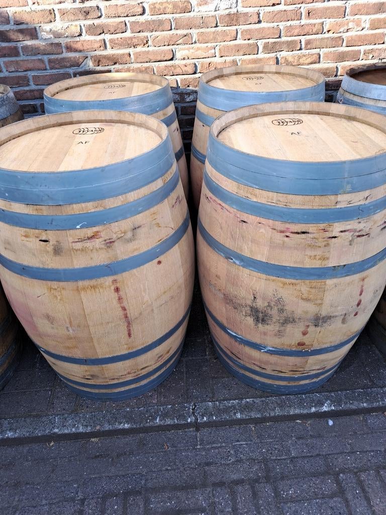 Wijnvat/Regenton/Whiskyvat/Whiskeyvat/Bloembak, 150 liter of meer, Ophalen, Gebruikt, Hout