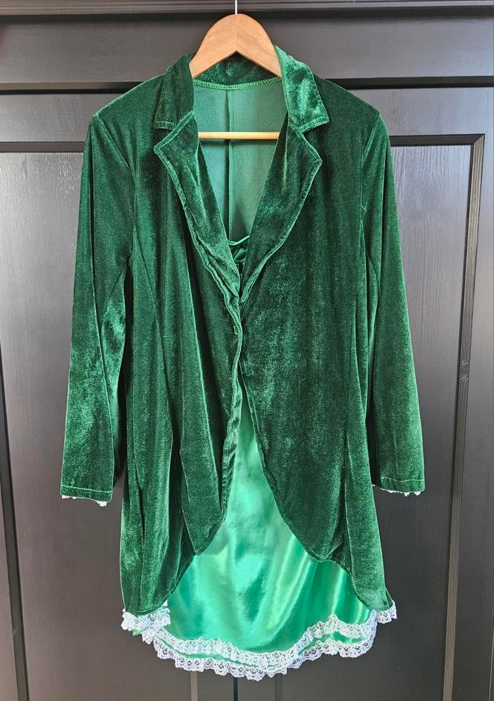 St. Patricksday jurk mt S, Ophalen of Verzenden, Zo goed als nieuw, Carnaval