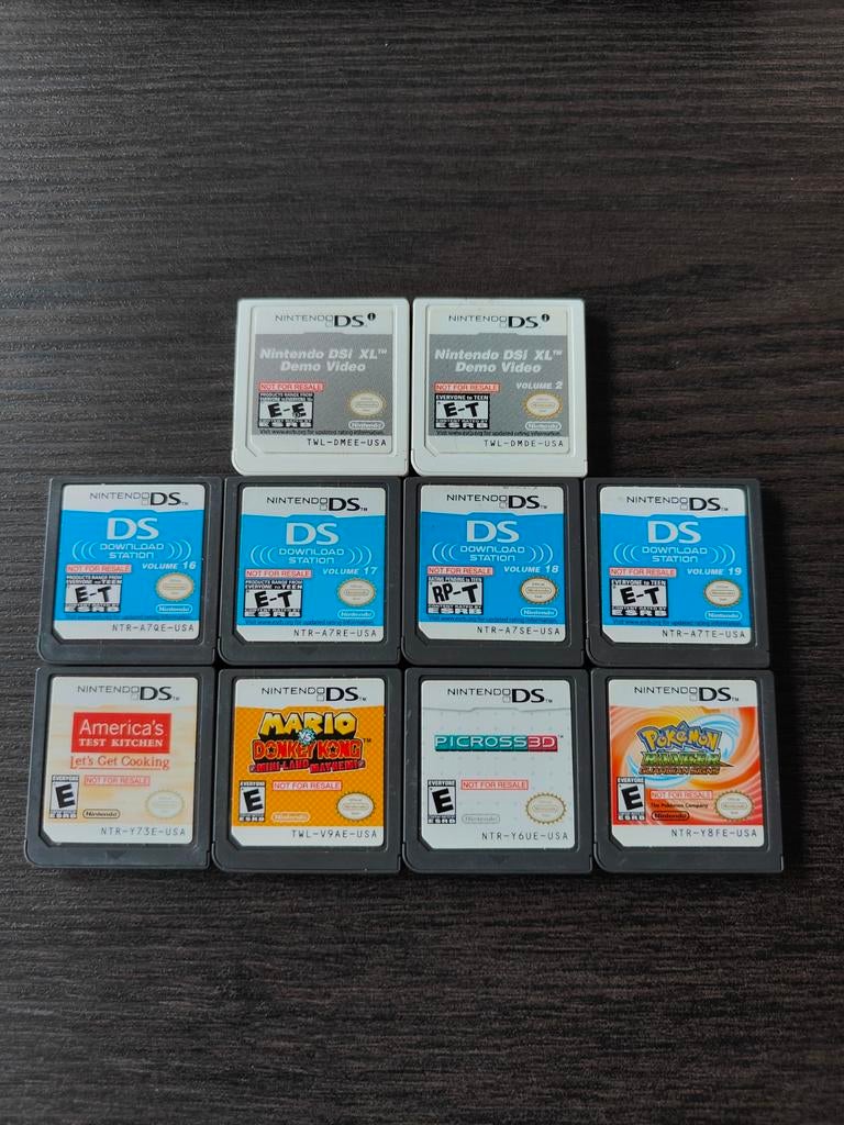 Nintendo DS kiosk demo cartridges, Spelcomputers en Games, Overige genres, 1 speler, Ophalen of Verzenden, Zo goed als nieuw