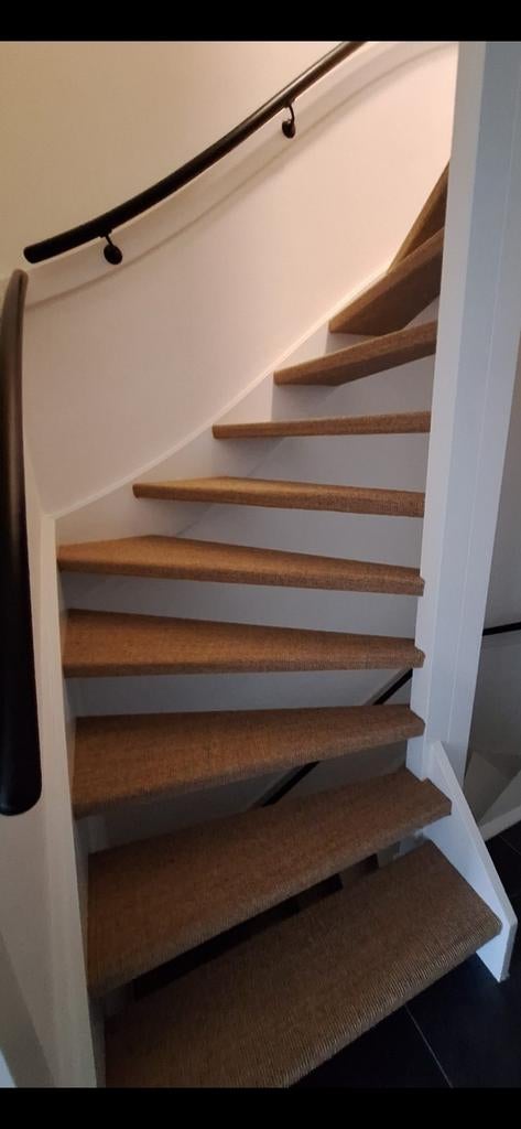 Trap stofferen met sisal incl. overloop, Huis en Inrichting, Stoffering | Vloerbedekking, Nieuw, Natuurlijk, Ophalen of Verzenden