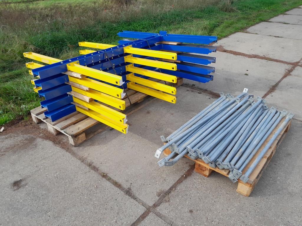 Draagarmstelling dubbelzijdig 2.0x1.75x4.8 als nieuw., Ophalen of Verzenden