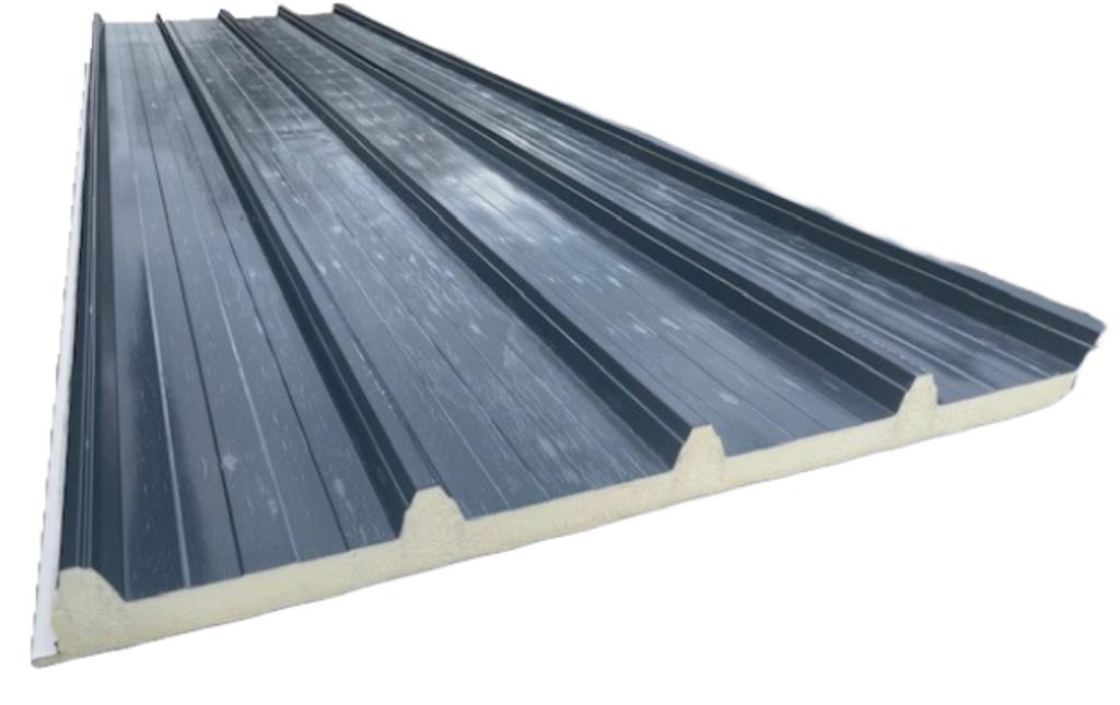 Gelegenheidspartij dak sandwichpanelen antraciet 40mm, Doe-het-zelf en Verbouw, Platen en Panelen, Ophalen, Nieuw, Overige materialen
