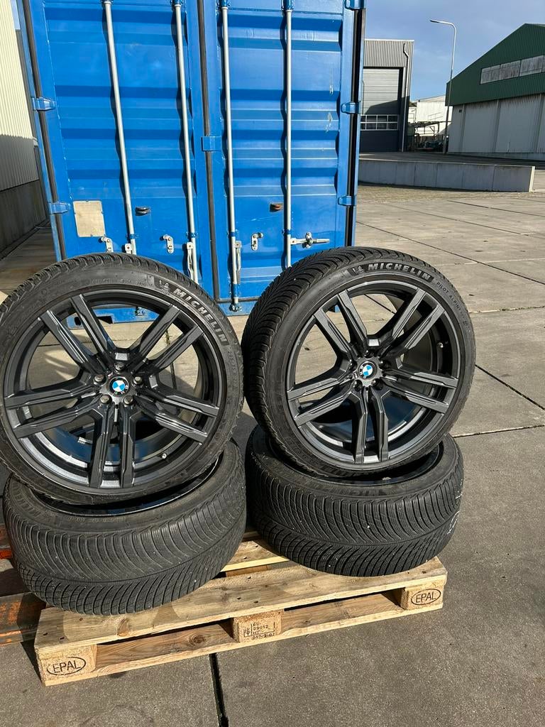 BMW style 808M 21” set BMW X5 X6 winterbanden., Auto-onderdelen, Banden en Velgen, Gebruikt, Banden en Velgen, Personenwagen, 21 inch