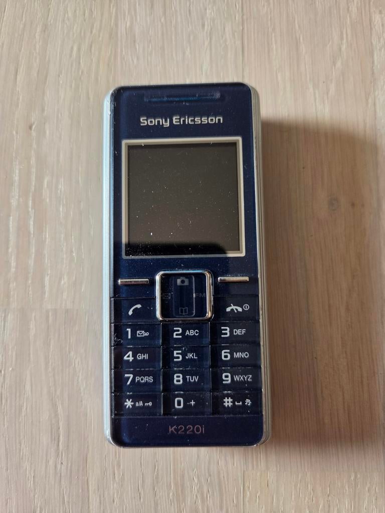 Sony Ericsson K220i, Gebruikt, Blauw, Overige systemen, Ophalen of Verzenden