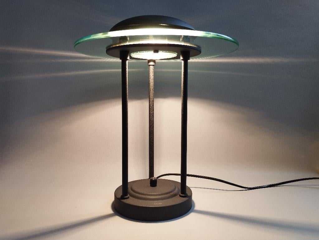 Robert Sonneman SATURN lamp, Boxford Holland. Jaren 80., Postmodern, Ophalen of Verzenden, Zo goed als nieuw, Glas