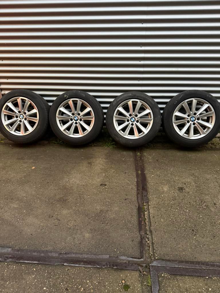 BMW 5 serie  winterbanden 225/55/17, Ophalen, Banden en Velgen, 17 inch, Winterbanden