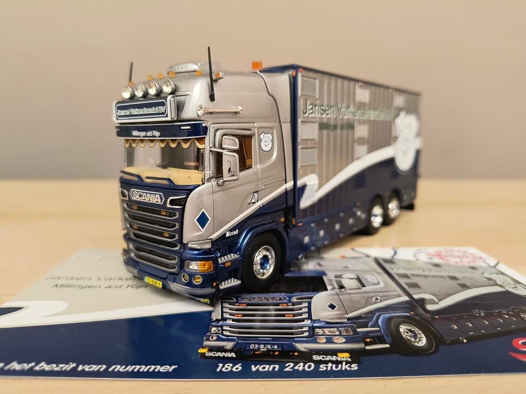 Tekno Scania Jansen, Ophalen of Verzenden, Zo goed als nieuw, Bus of Vrachtwagen, Tekno