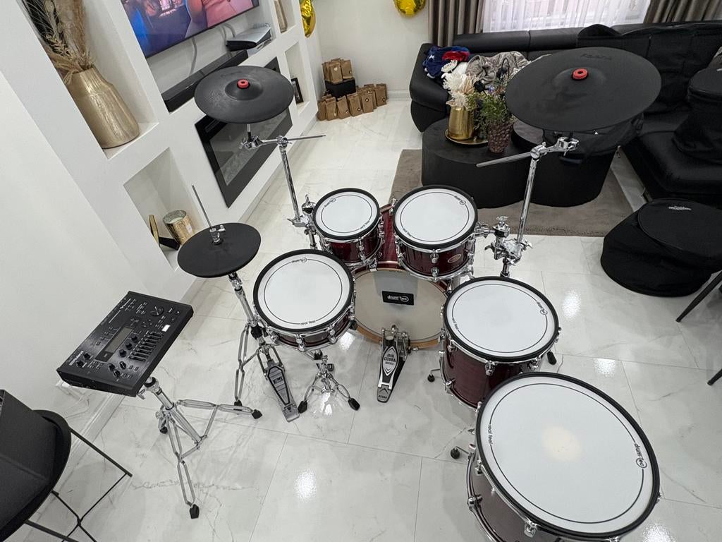 Drum-Tec Pro 3 Roland TD50X E-drum Set Drumtec, Muziek en Instrumenten, Ophalen of Verzenden