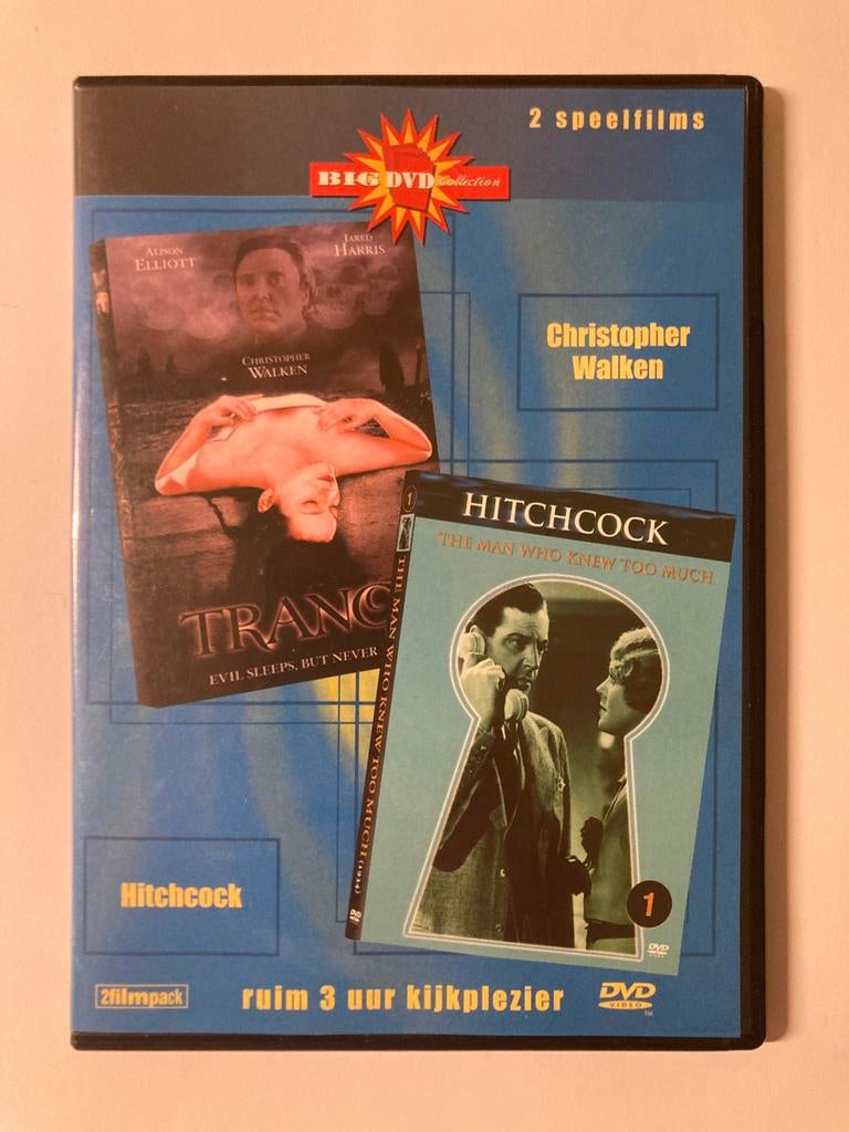 Trance, 1998 +The Man Who Knew Too Much, 1956 /Big DVD Coll., Vanaf 16 jaar, Drama, Ophalen of Verzenden, Zo goed als nieuw