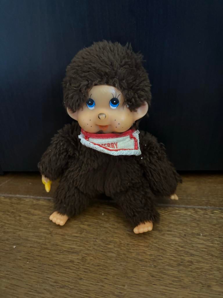 Vintage Monchichi Aapje, Kinderen en Baby's, Speelgoed | Knuffels en Pluche, Ophalen, Gebruikt