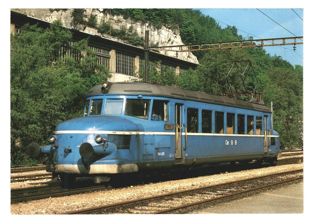 987628 Ansichtkaart Trein Zug Locomotief OeBB, Ophalen of Verzenden, Tram, Kaart of Prent