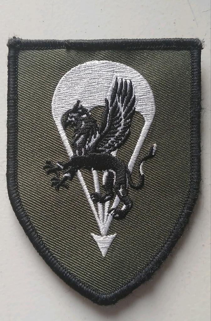 Duitse parachutisten patch - klittenband, Verzamelen, Ophalen of Verzenden, Luchtmacht, Nederland, Embleem of Badge