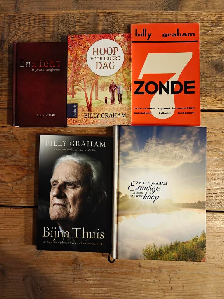5 (dag) boeken van Billy Graham., Ophalen of Verzenden, Zo goed als nieuw