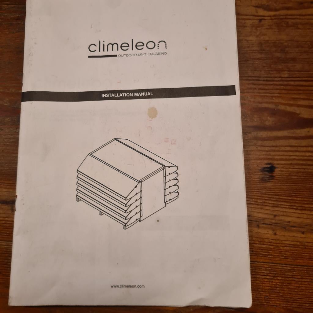 Warmtepomp omkasting climeleon, Witgoed en Apparatuur, Airco's, Ophalen, Minder dan 60 m³, 1 snelheid, Staande ventilator