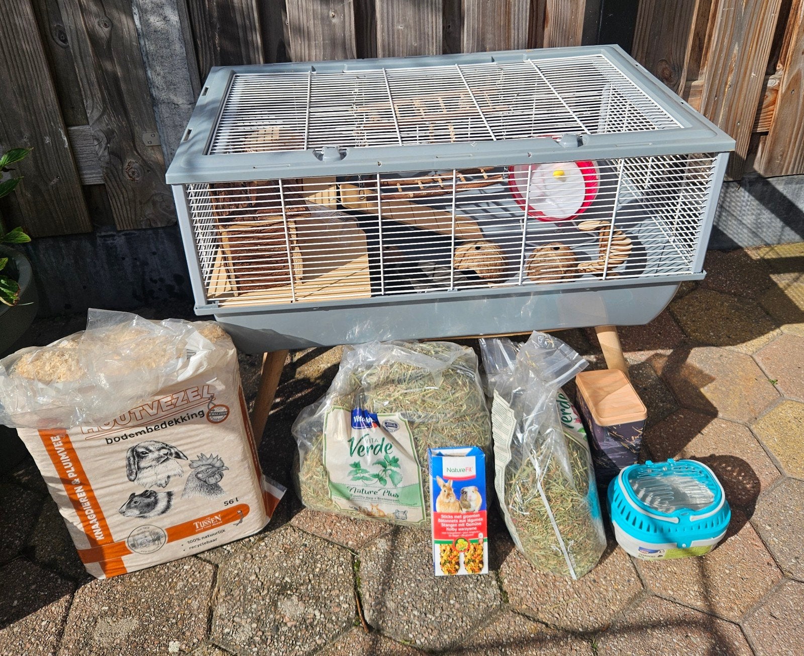 Super complete, leuke, hamsterkooi met alles erbij, Dieren en Toebehoren, Kooi, Minder dan 75 cm, Zo goed als nieuw, Hamster