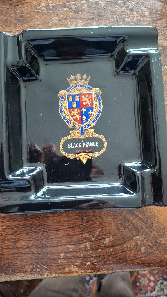 The Black Prince Scotch Whisky asbak, Verzamelen, Rookartikelen, Aanstekers en Luciferdoosjes, Verzenden, Asbak