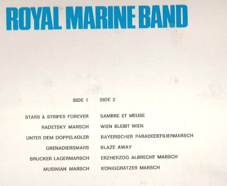 Royal Marine Band- 12 Famous Marches(Grand Gala GG 005), Ophalen, Marine, Nederland