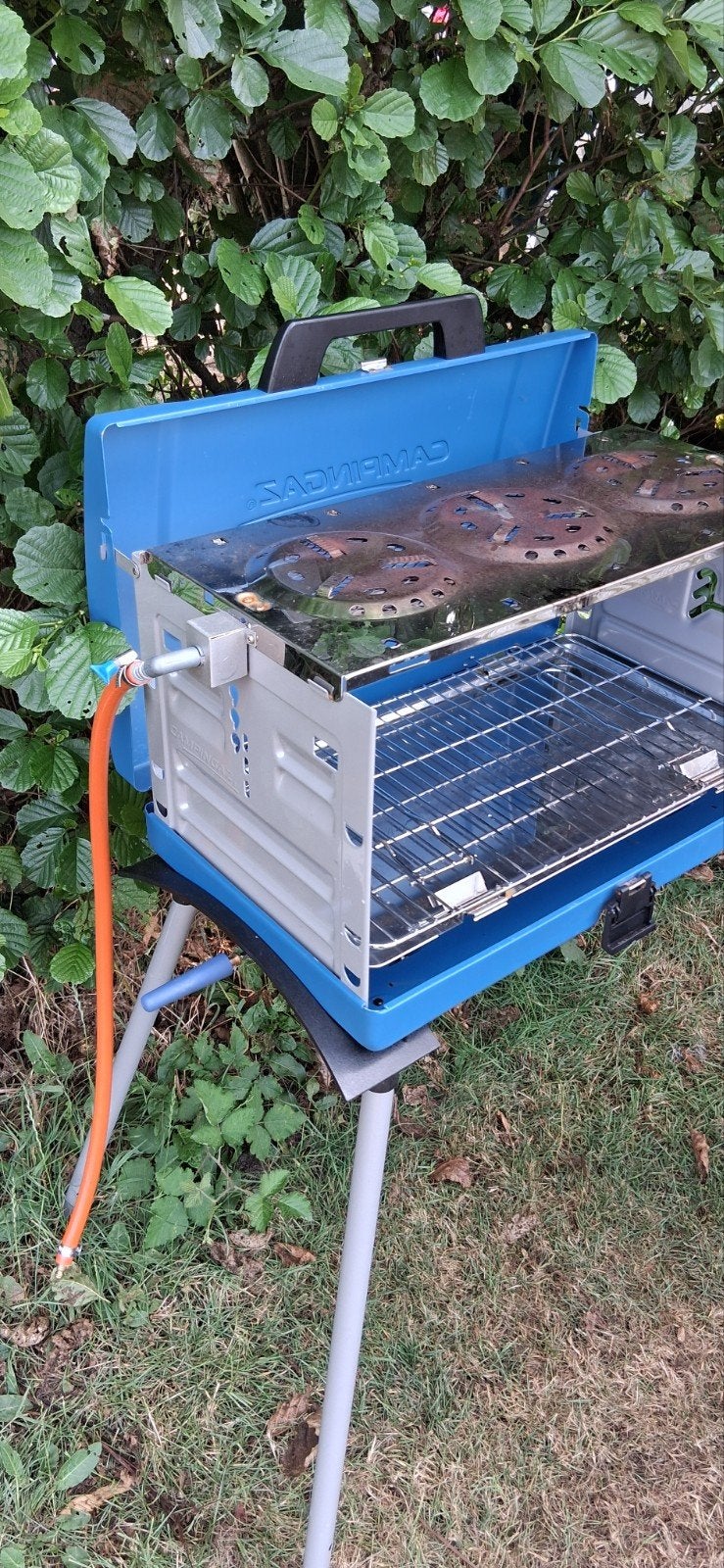 Campingaz 3-pits gasbarbecue met ovenfunctie, Ophalen of Verzenden, Gebruikt, Campingaz