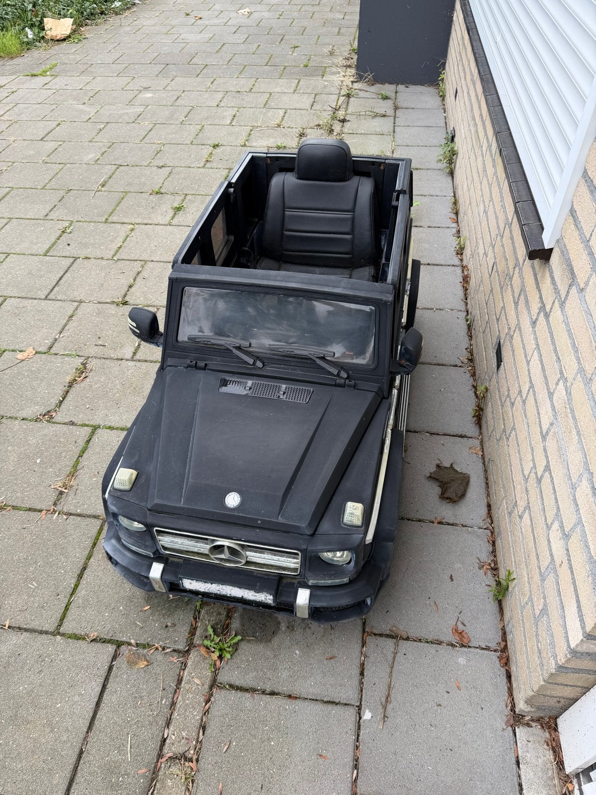 Zwarte Mercedes G-Klasse Kinderauto Elektrisch, Gebruikt