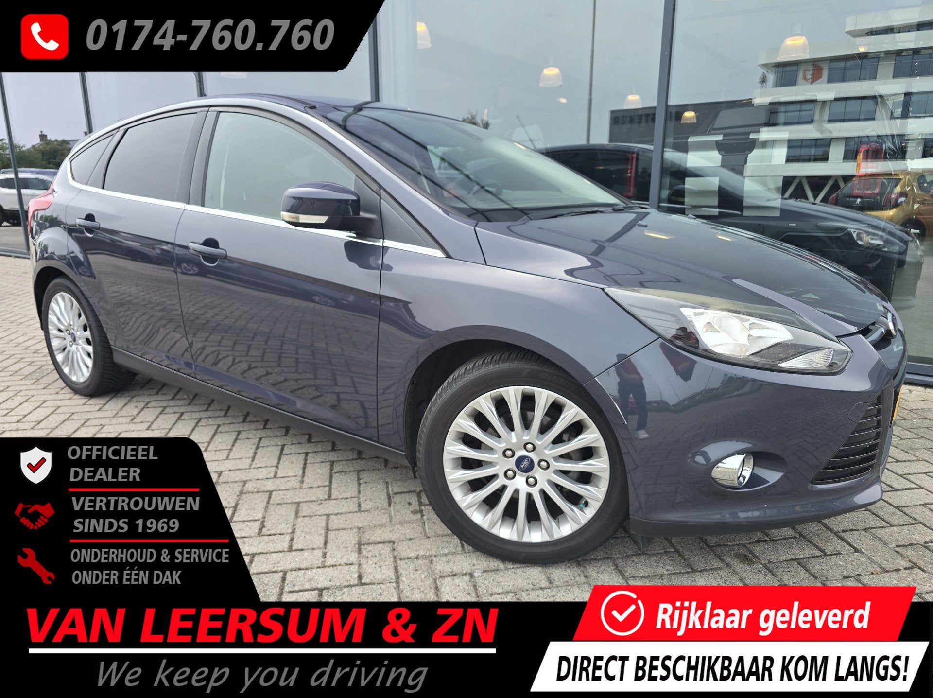 Ford Focus TITANIUM SONY | CLIMATE | CRUISE | KEYLESS START, Euro 5, Stof, Gebruikt, 635 kg