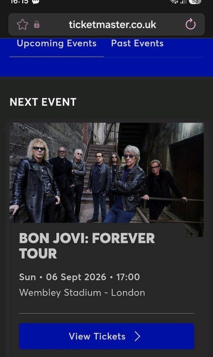 vip tickets bon jovi, Twee personen, September, Hard Rock of Metal