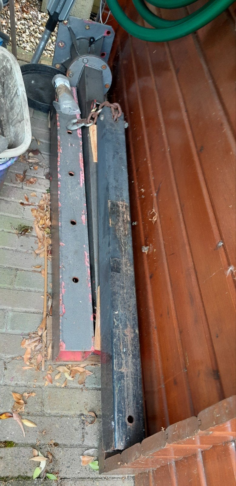 complete davidskraan bootkraan, Ophalen, Gebruikt