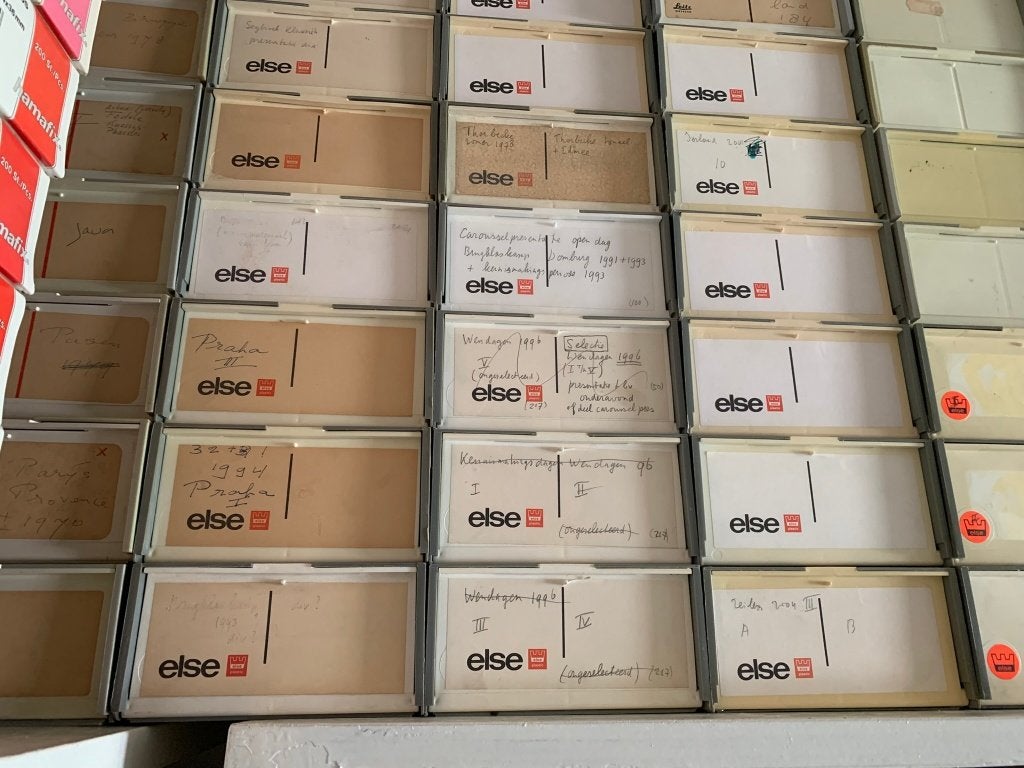 Dia universele magazijn 2 x 50, Audio, Tv en Foto, Diaprojectors, Ophalen of Verzenden, Gebruikt