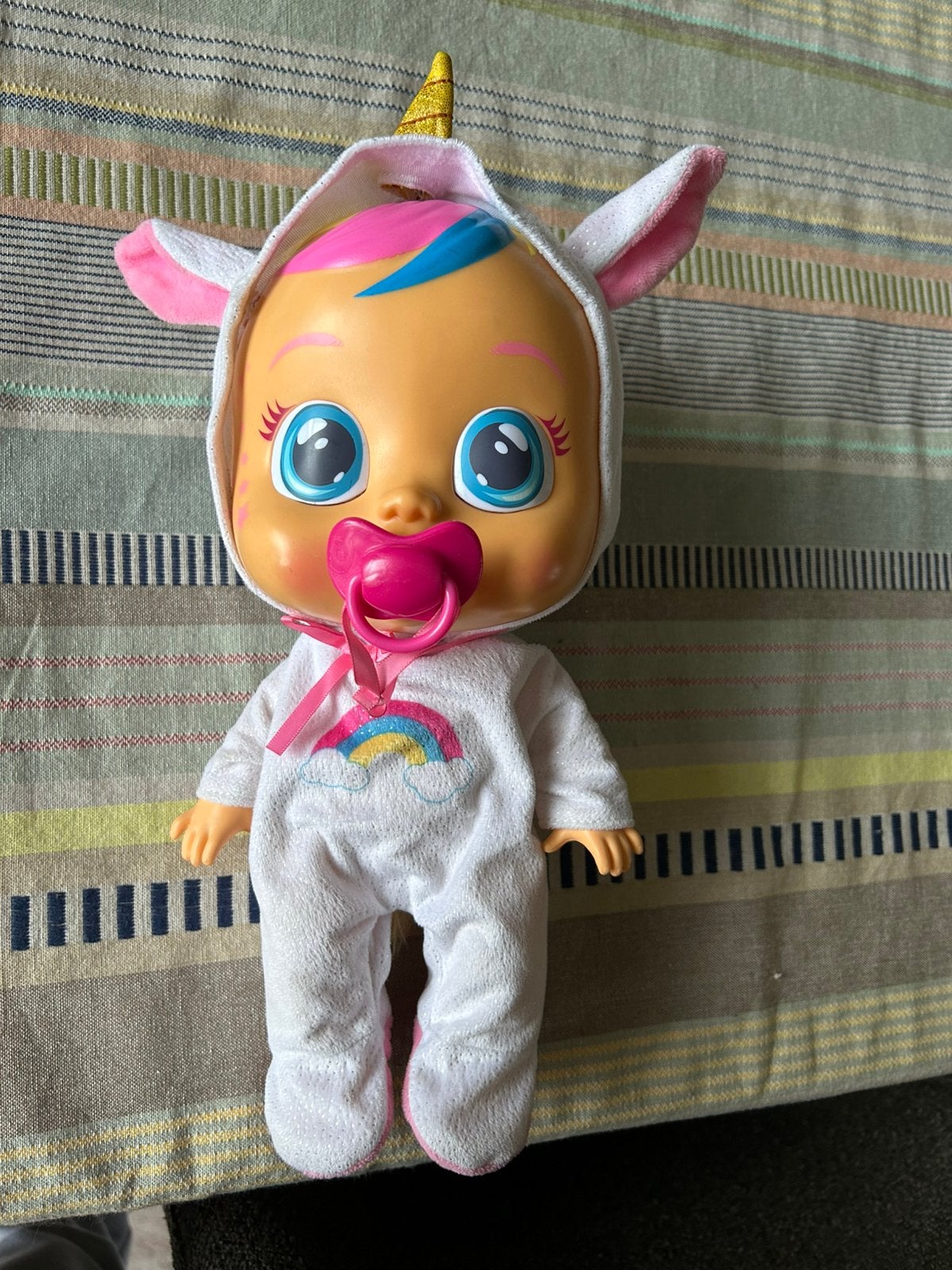 Cry Babies pop huilt echte tranen, Ophalen of Verzenden, Zo goed als nieuw, Babypop
