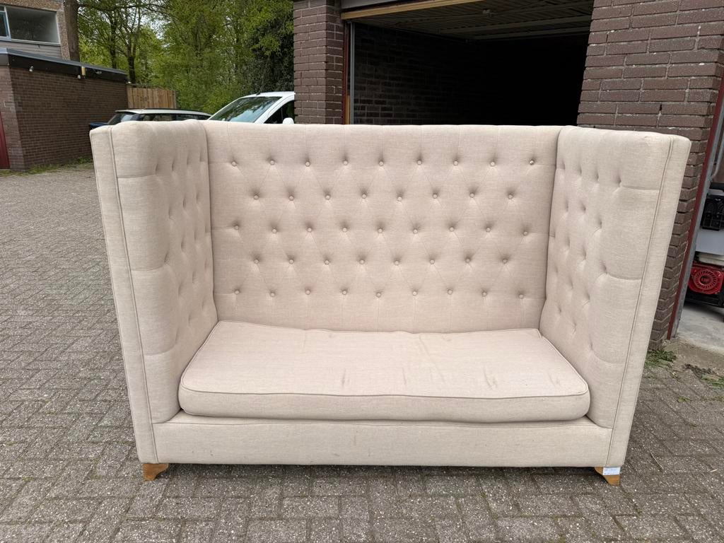 Riviera Maison loveseat / bank – 190 cm, Ophalen, Tweepersoons, 75 tot 100 cm, Zo goed als nieuw