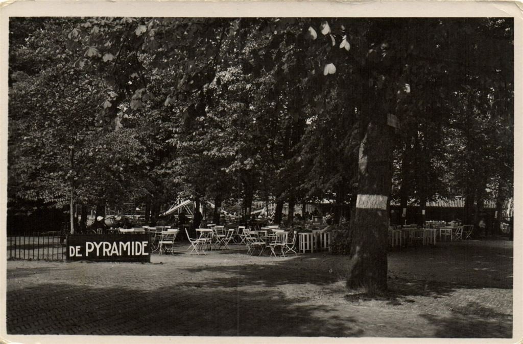 Theetuin De Pyramide van Austerlitz - ongelopen, Verzenden, 1940 tot 1960, Ongelopen, Utrecht