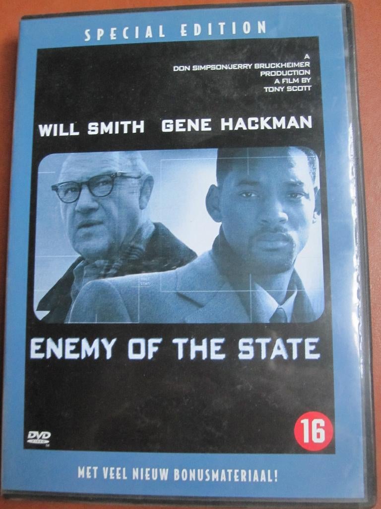 Enemy of the State (1998), Vanaf 16 jaar, Ophalen of Verzenden, Zo goed als nieuw, Actiethriller