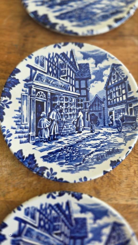 10 dickens bordjes 11.5 cm, Ophalen of Verzenden