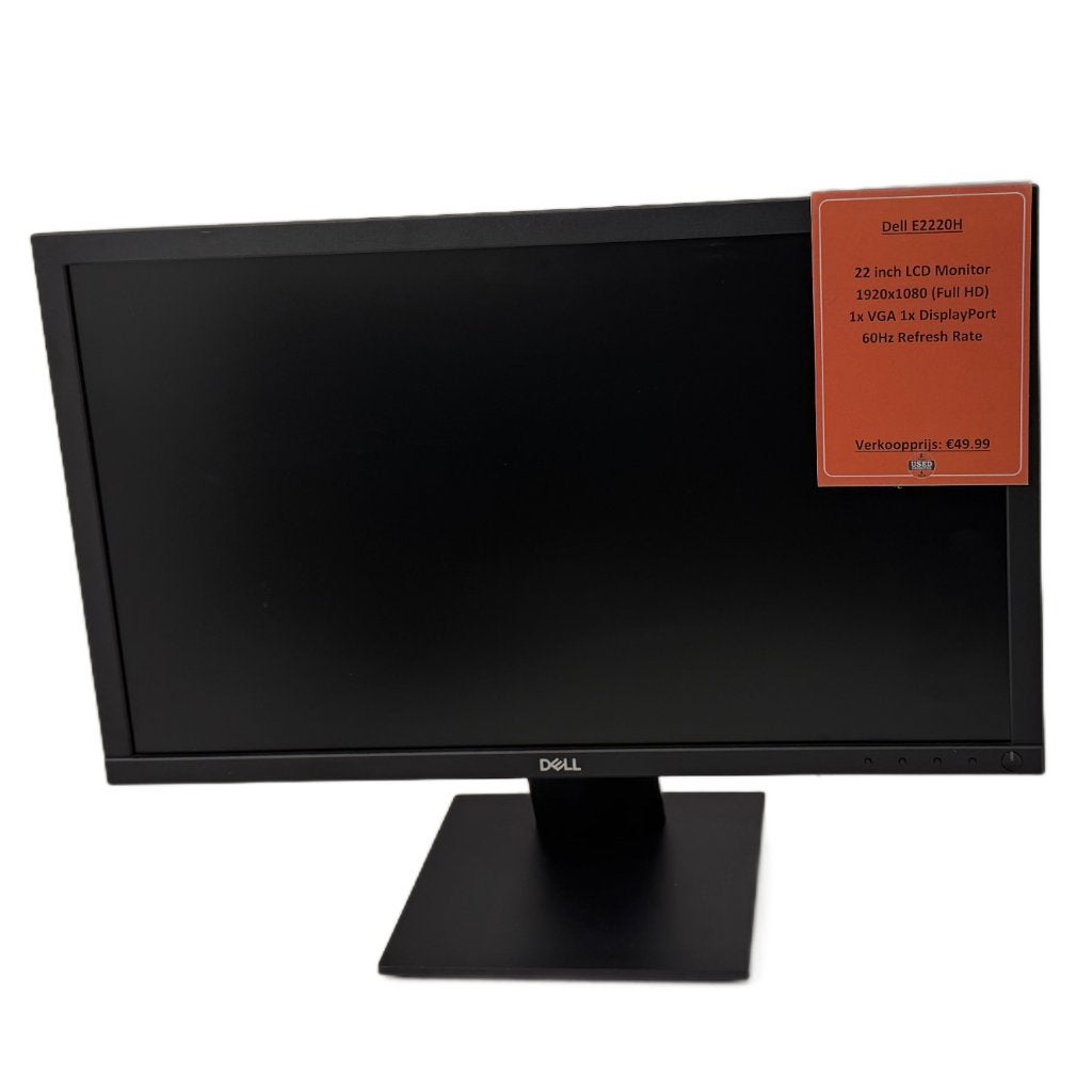 Dell E2220H Monitor | Zonder HDMI | Met garantie, Computers en Software, Monitoren, Ophalen, IPS, DisplayPort, Dordrecht@usedproducts.nl