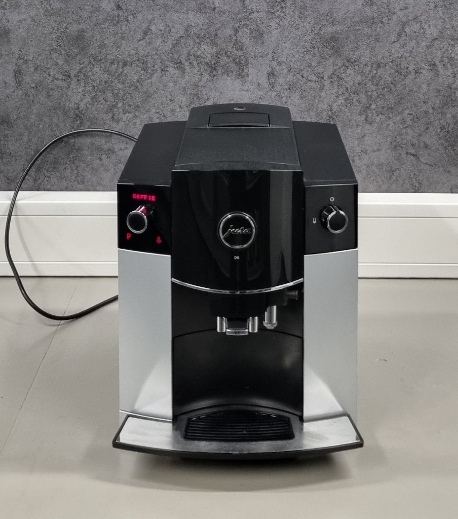 Jura D6 MET GARANTIE EN SERVICEBEURT, 10 kopjes of meer, Ophalen of Verzenden, Gemalen koffie, Afneembaar waterreservoir