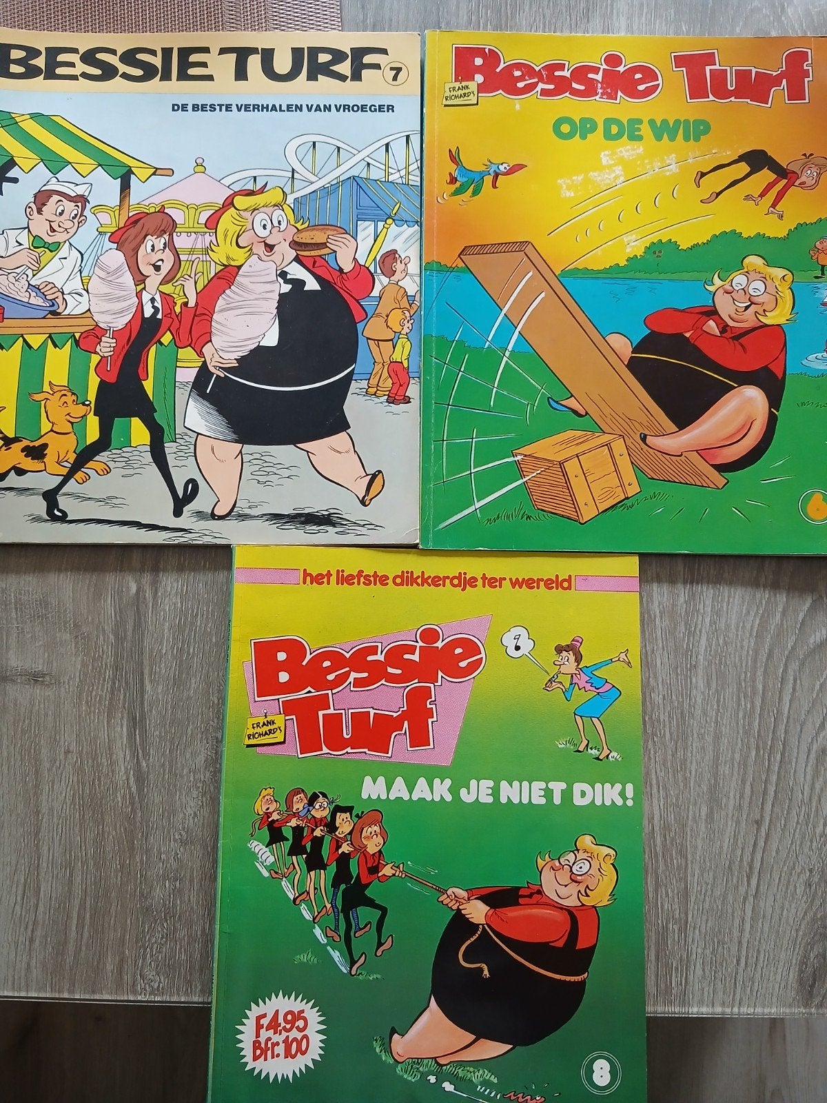 Bessie Turf stripboeken - 4 stuks, Meerdere stripboeken, Ophalen of Verzenden, Gelezen, Frank Rozeboom