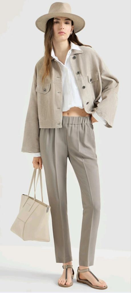 Brunello Cucinelli pantalon in maat 36 of smalle 38, Overige kleuren, Ophalen of Verzenden, Zo goed als nieuw, Maat 36 (S)