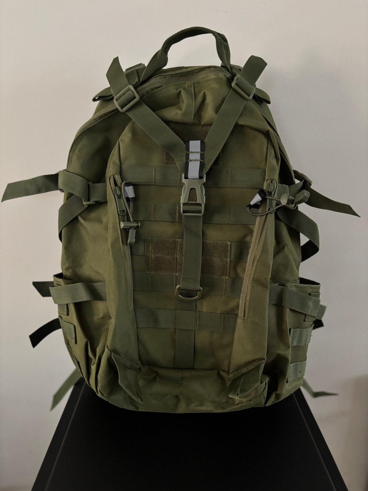 Army green tactical rugzak 45L, Ophalen of Verzenden, Zo goed als nieuw, Overige merken