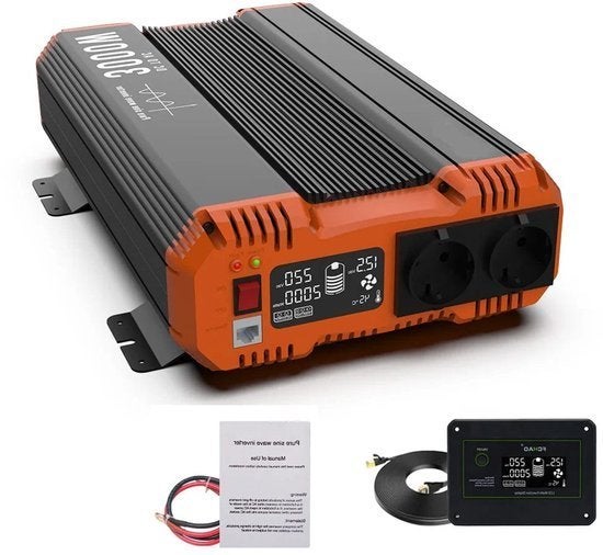 Zuivere Sinusgolf Omvormer – Stroomomvormer – 12V Naar 220V, Corvance B.V., Verzenden, Nieuw, Corvancebol@gmail.com